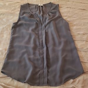 Lightweight Gray Sheer Tank
